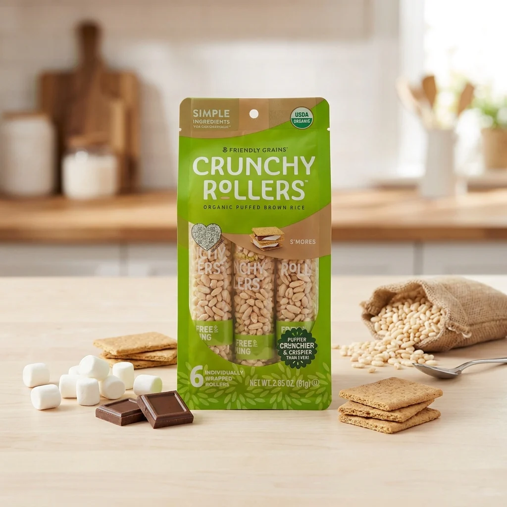 Organic S'mores Crunchy Rice Rollers - Image 3