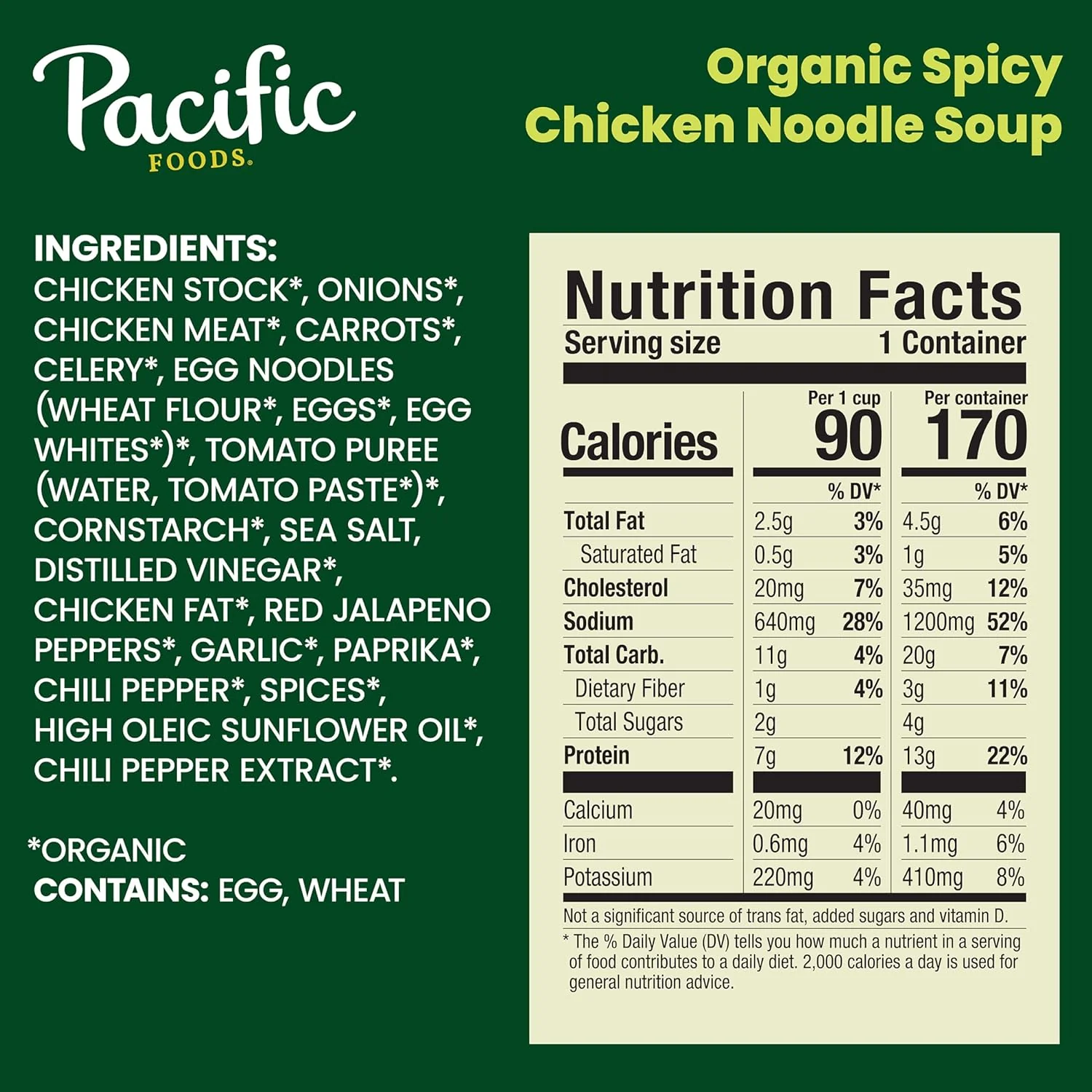 Organic Spicy Chicken Noodle Soup - Image 4
