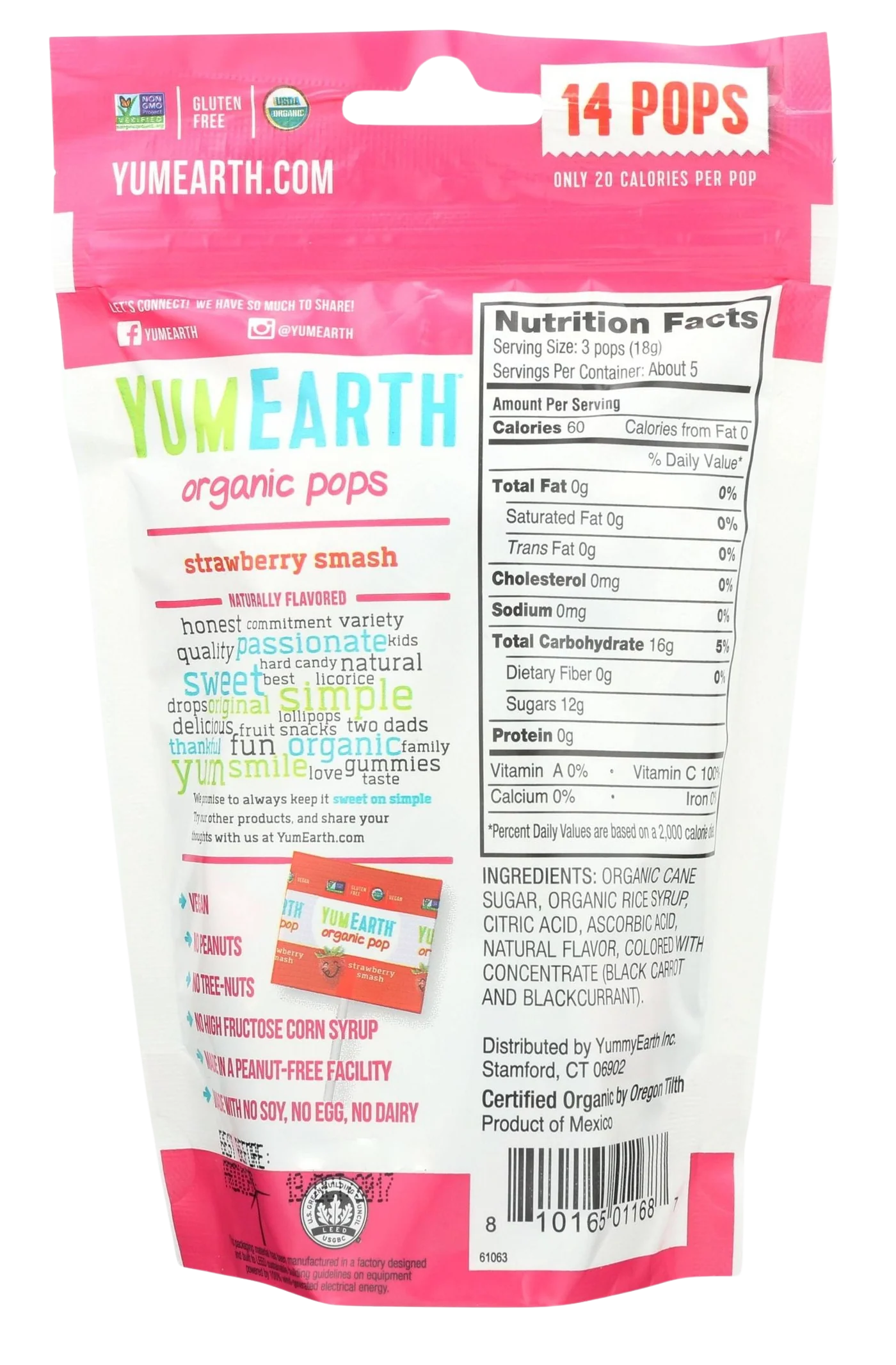 Organic Strawberry Pops (14 CT) - Image 2
