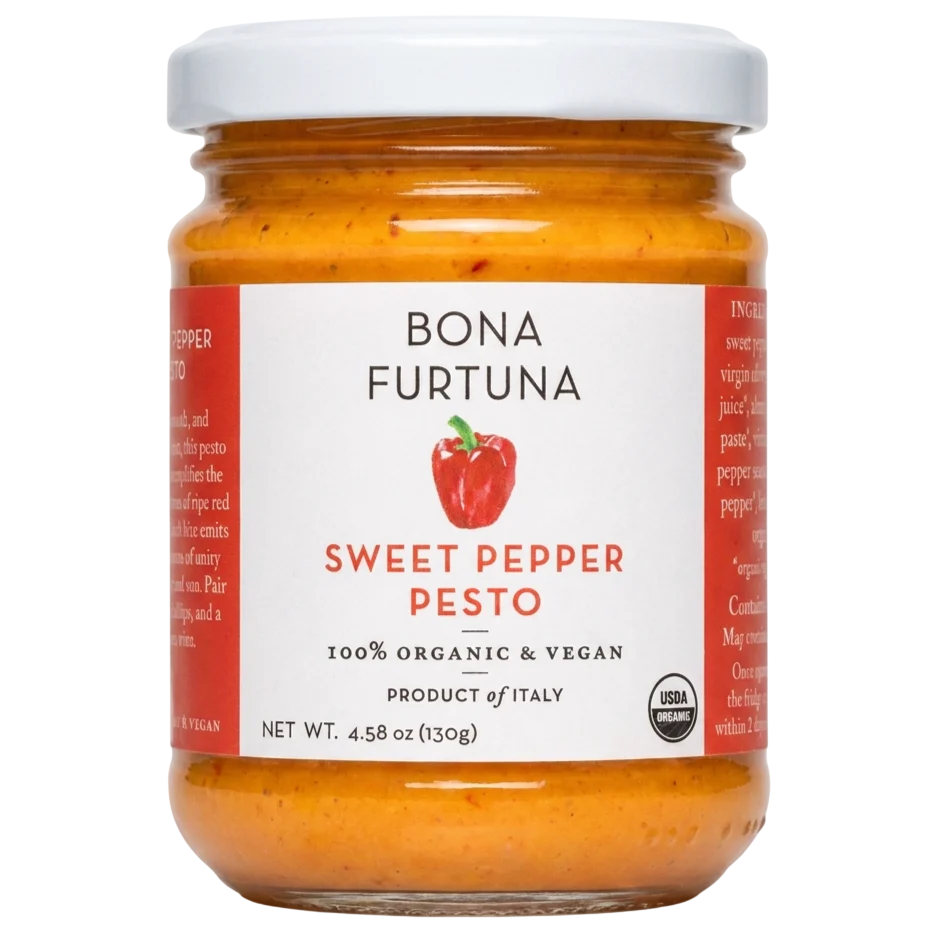 Organic Sweet Pepper Pesto Spread