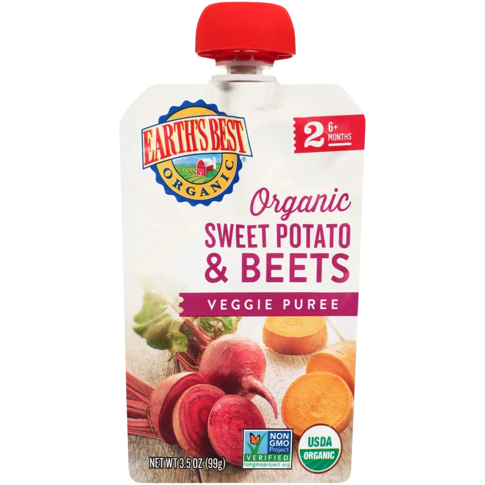 Organic Sweet Potato & Beets Veggie Puree (12 Pack) - Image 2