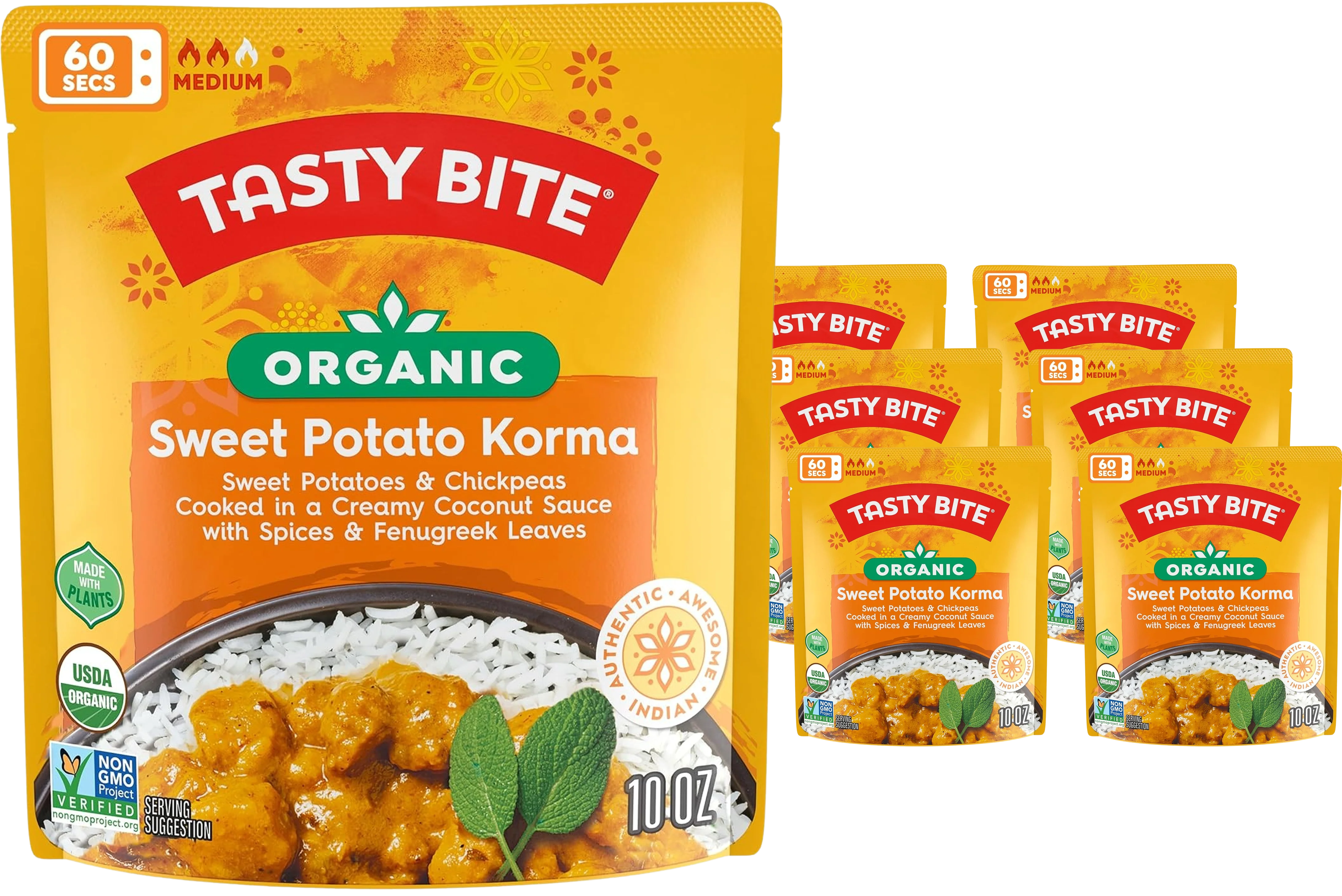 Organic Sweet Potato Korma (6 Pack)