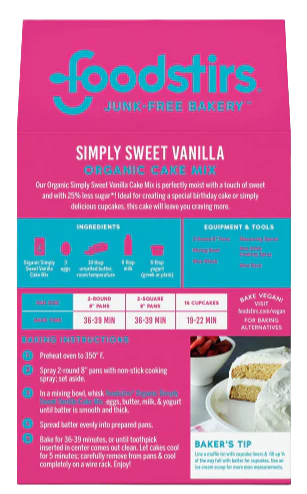 Organic Vanilla Cake Mix - Image 2