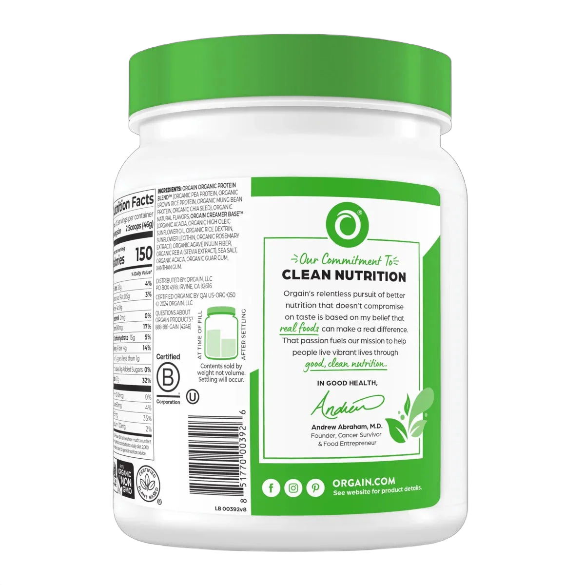 Organic Vanilla Protein Powder - Image 3