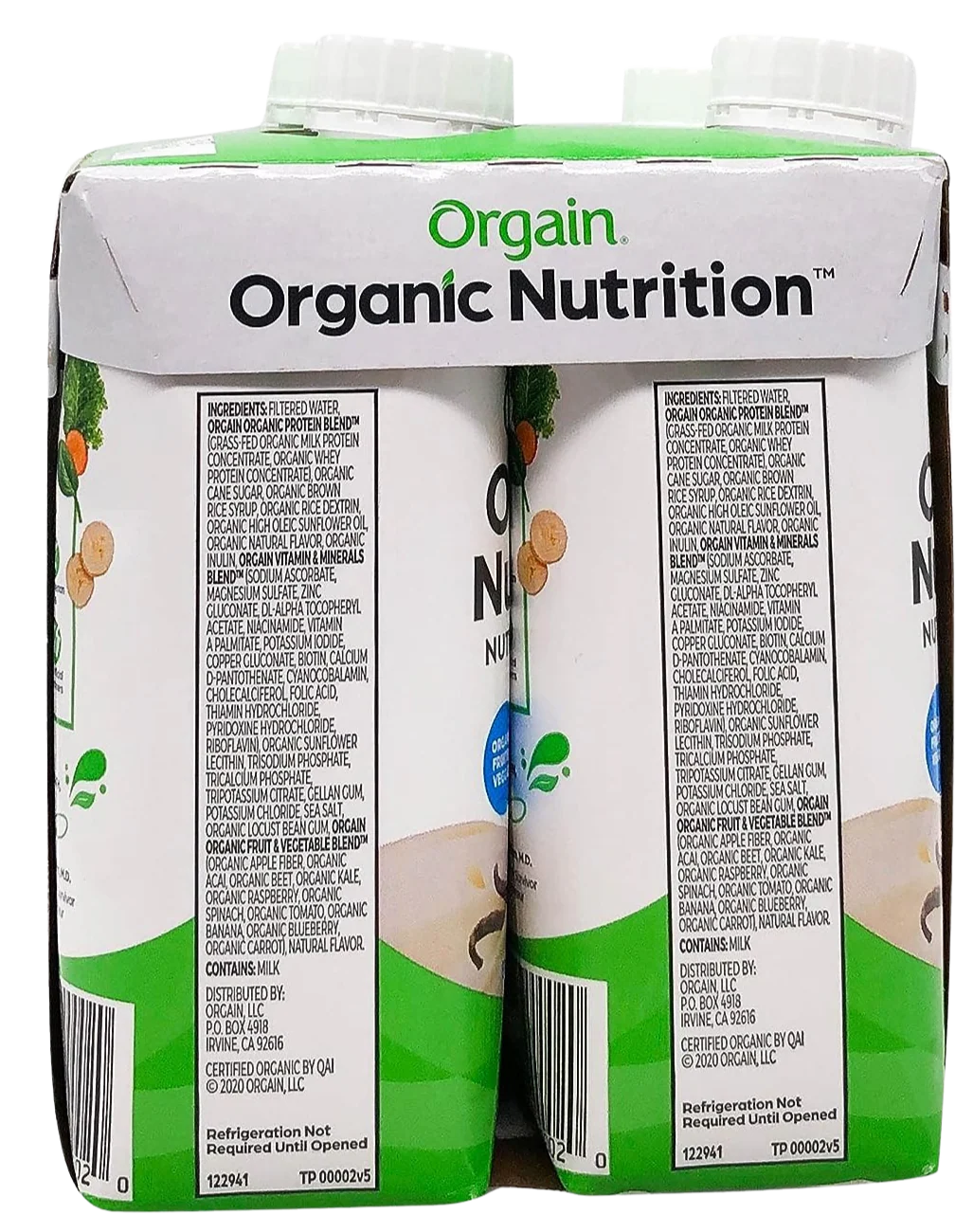 Organic Vanilla RTD Protein Shake (4 Pack) - Image 3
