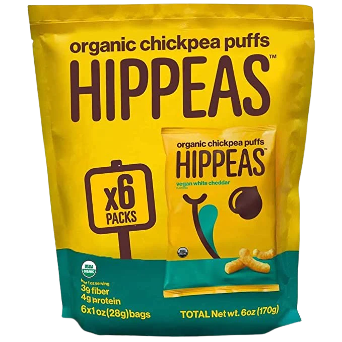 Organic Vegan White Cheddar Chickpea Puffs 6ct