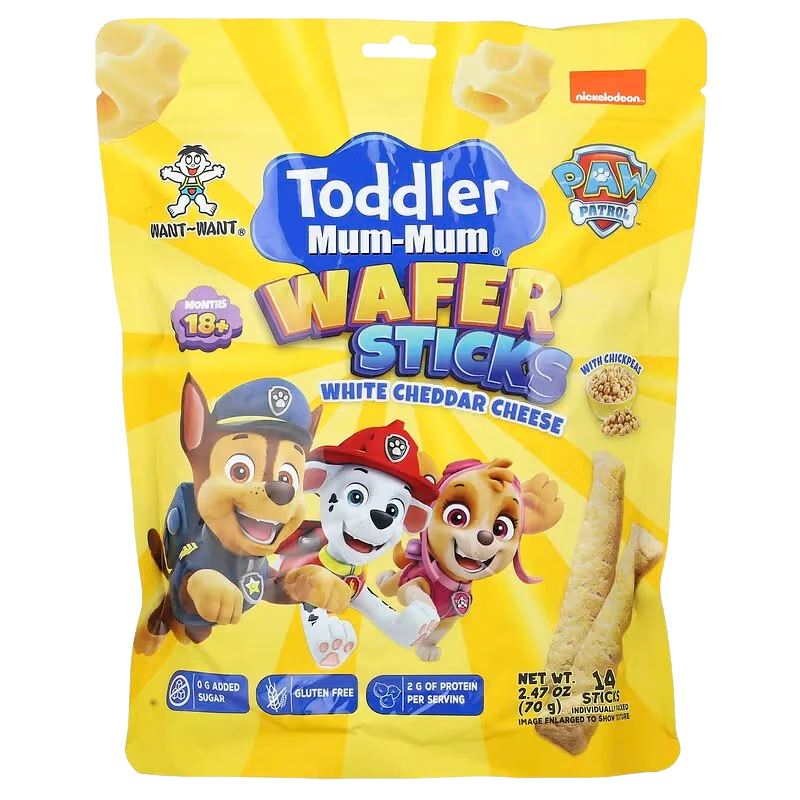 Paw Patrol Wafer Sticks Cheddar Cheese (6 Pack) - Image 2