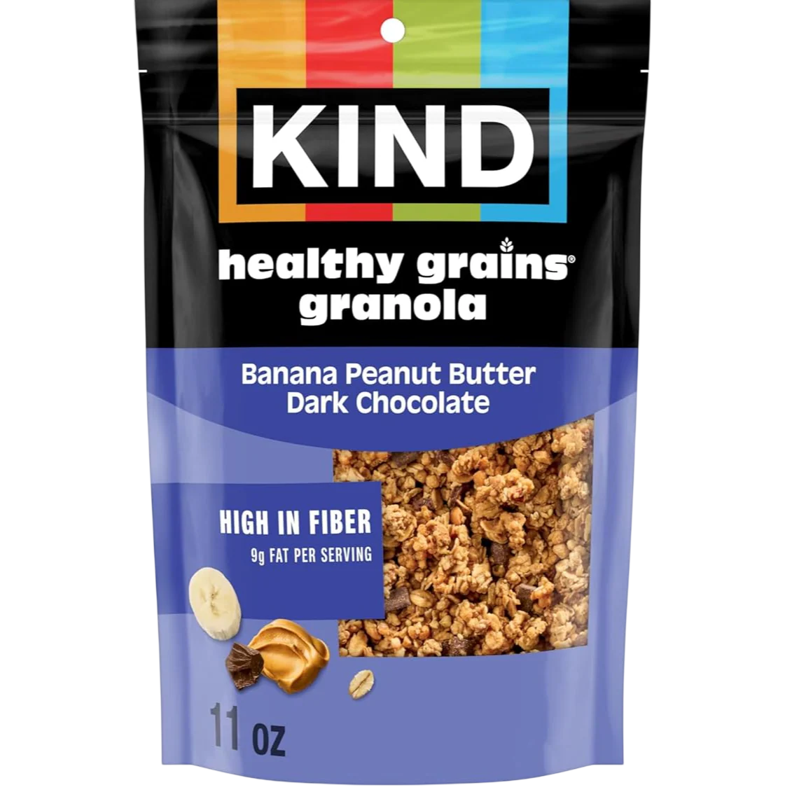 Peanut Butter Banana Dark Chocolate Granola