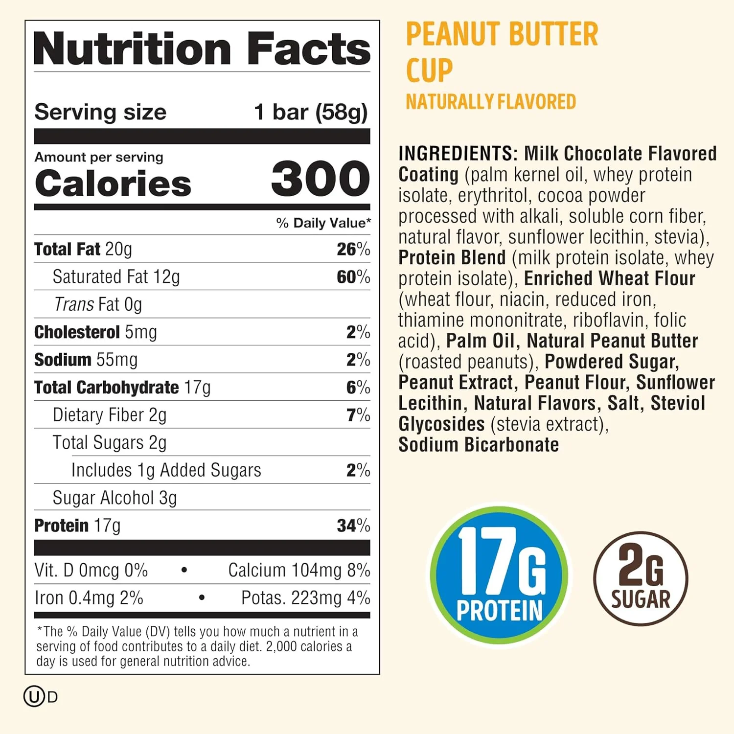 Peanut Butter Cup Immunity Bar (12 Pack) - Image 4