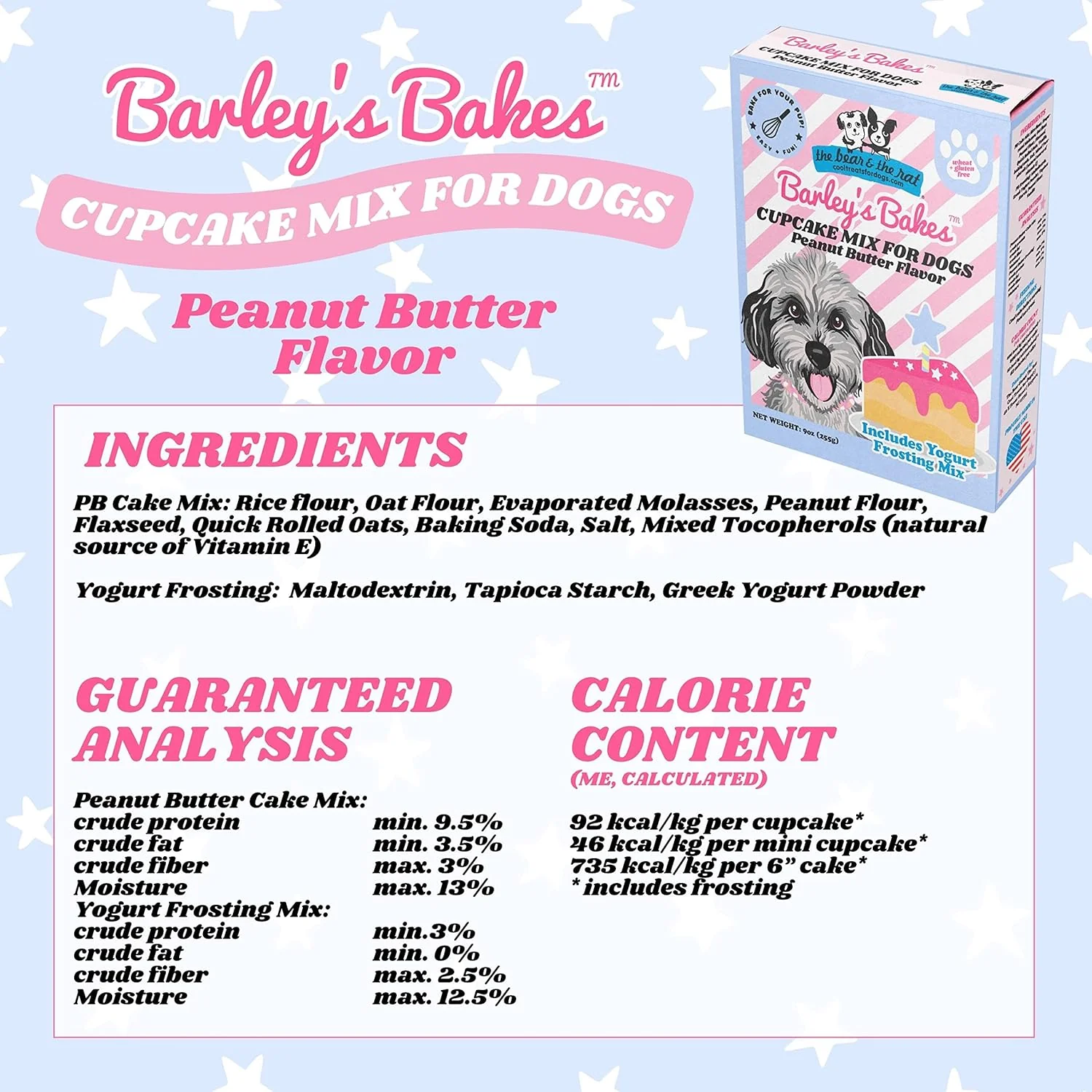 Peanut Butter Cupcake Mix Dog Treat - Image 4