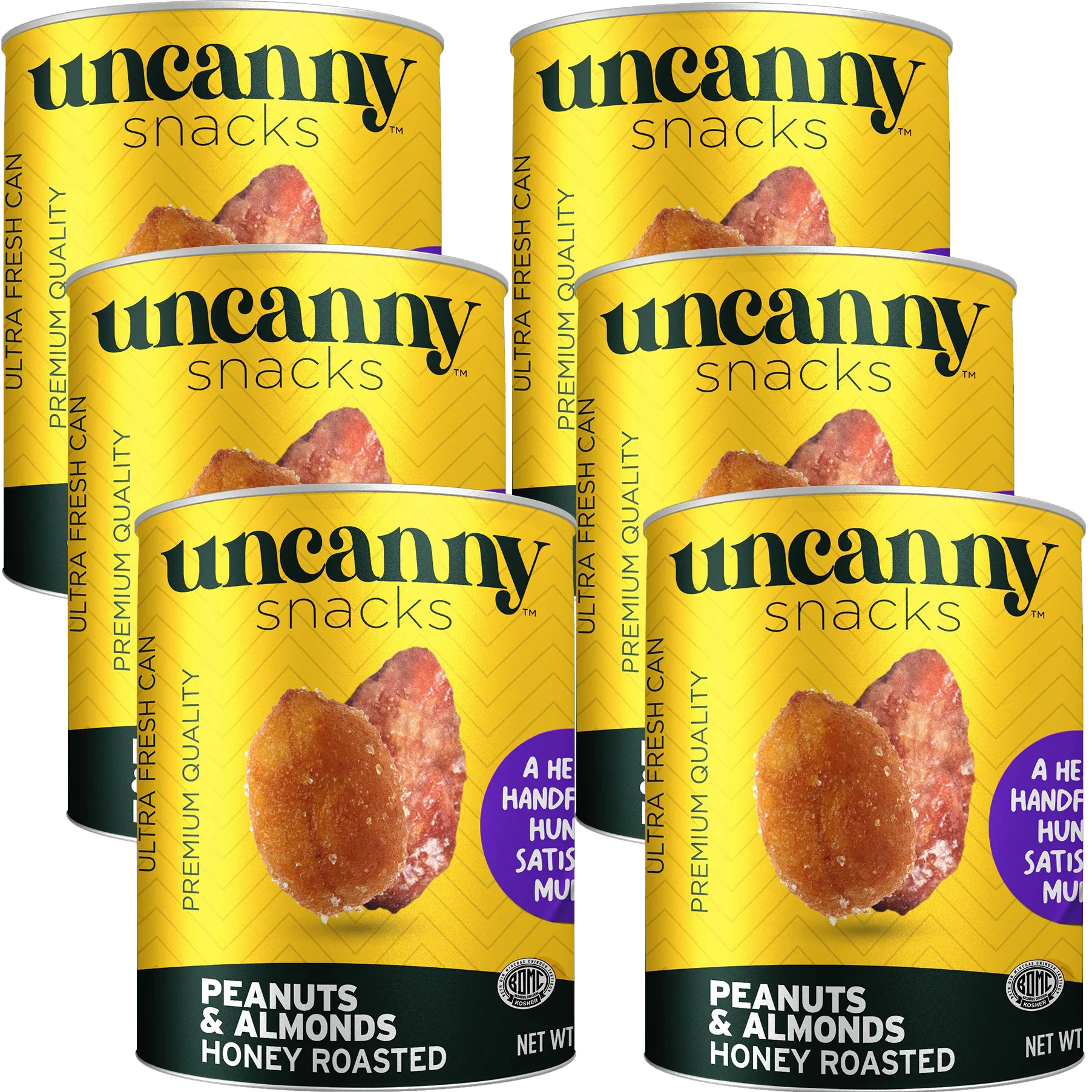 Peanuts & Almonds – Honey Roasted (6 Pack)