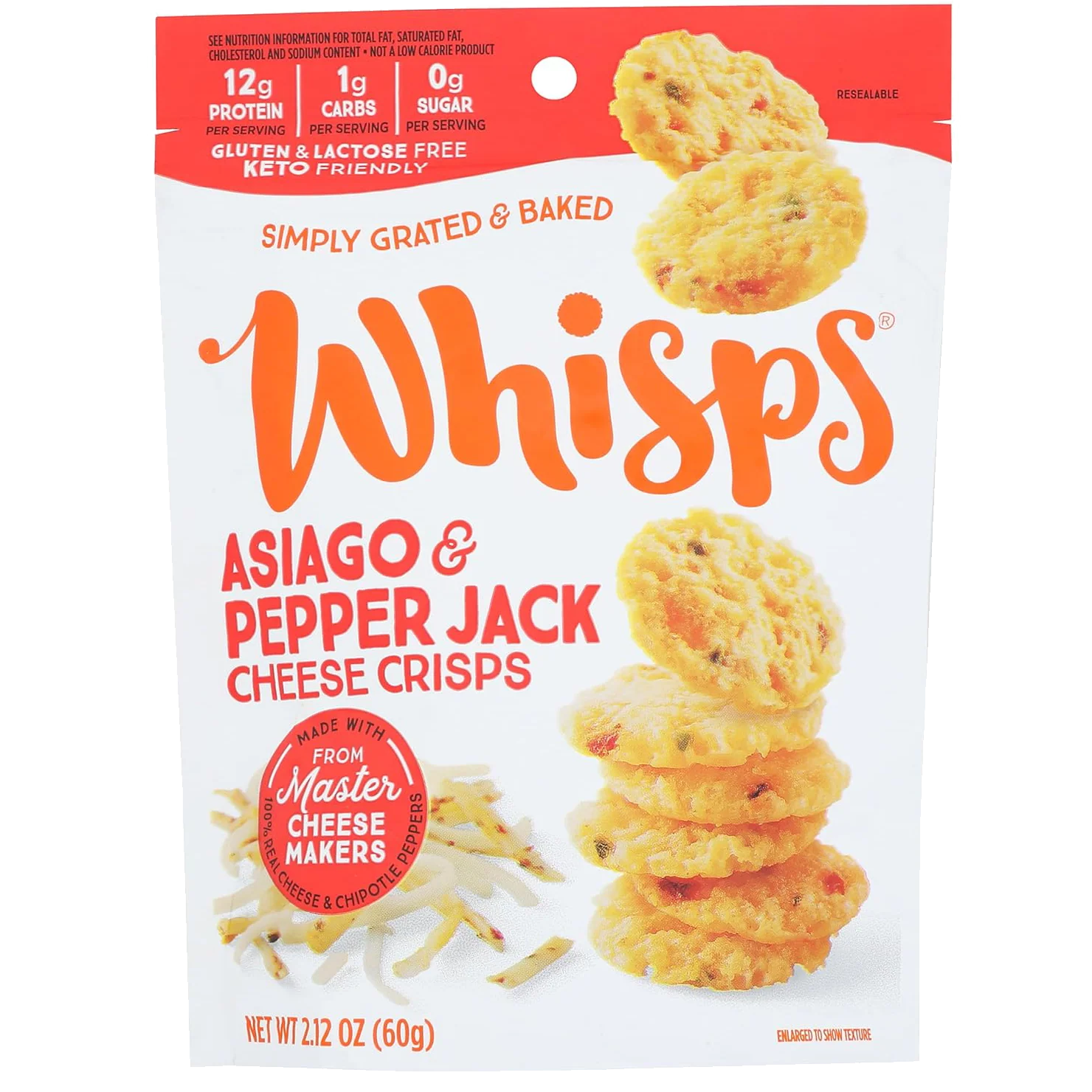 Pepperjack Asiago Cheese Crackers