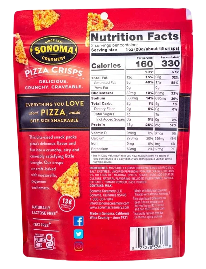Pepperoni Pizza Crisps (6 Pack) - Image 3