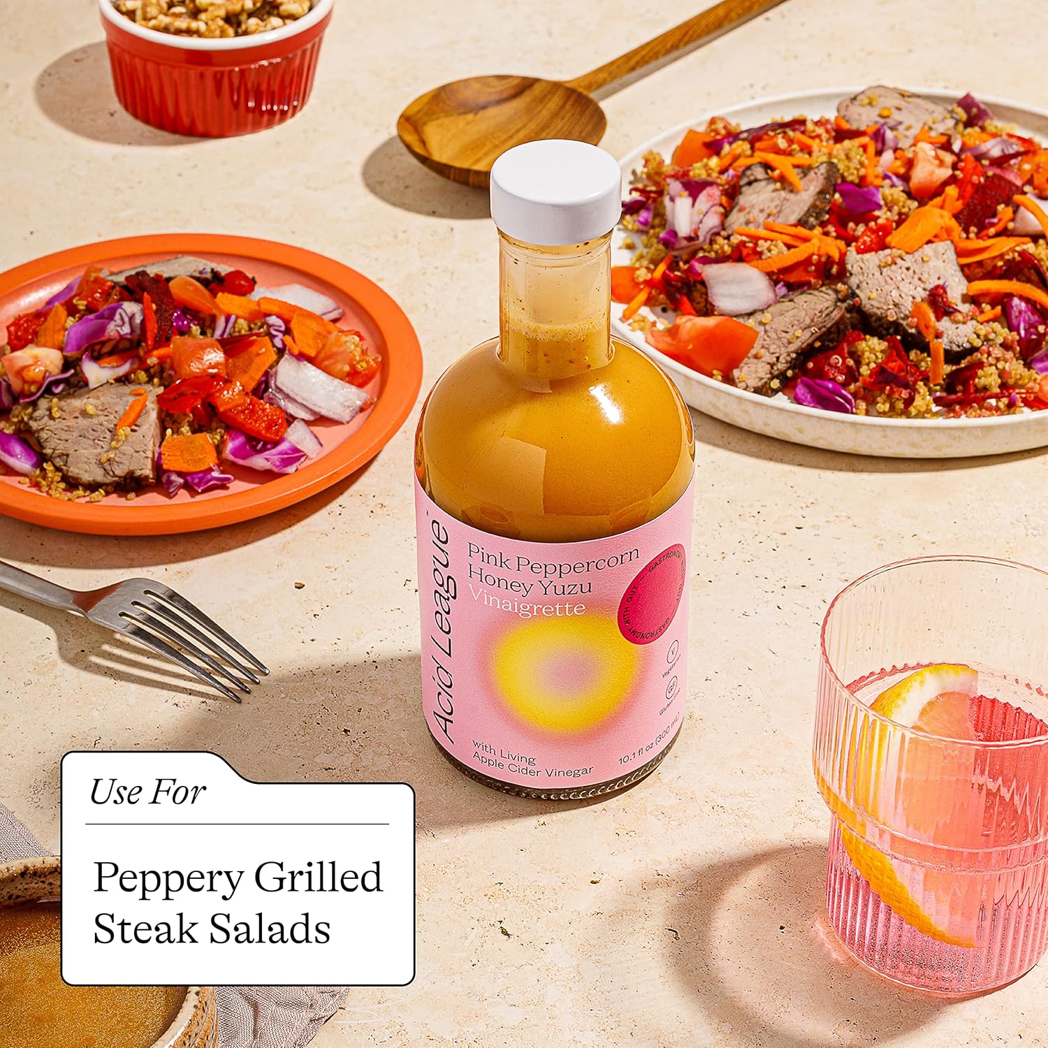 Pink Peppercorn Honey Yuzu Vinaigrette - Image 5