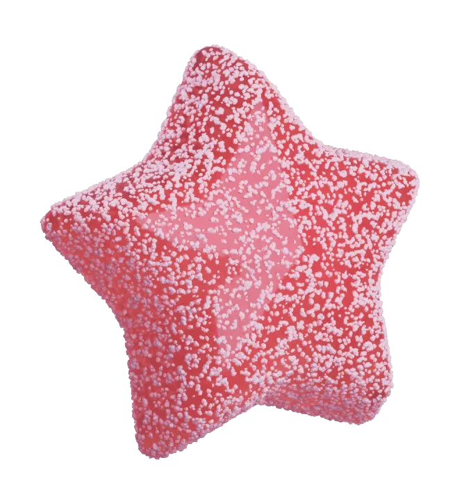 Pink Pineapple Sour Stars (6 Pack) - Image 2