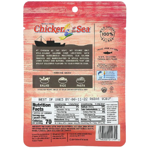 Wild Caught Pink Salmon With Cracked Pepper - Image 2