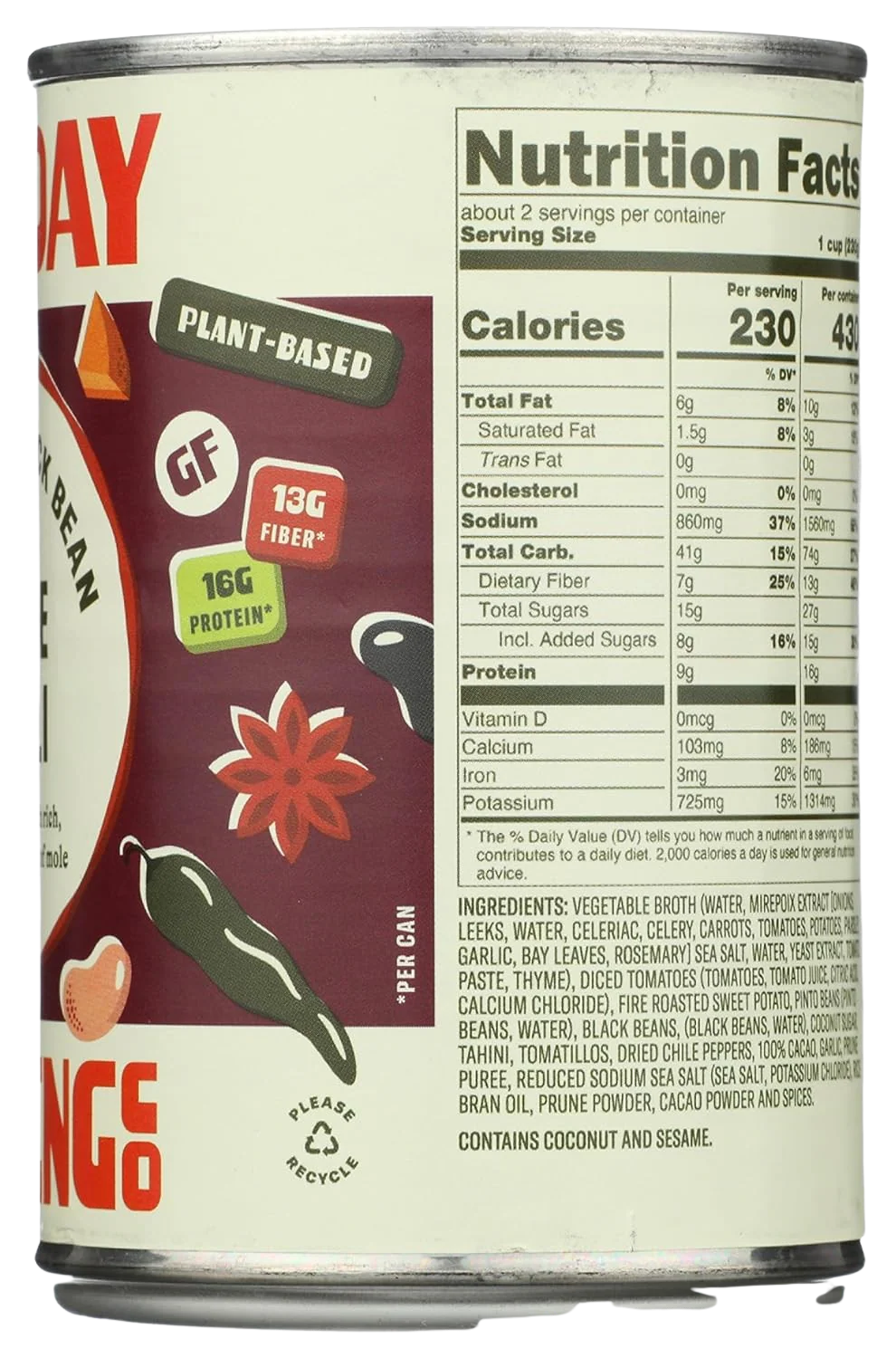 Pinto & Black Bean Mole Chili - Image 4