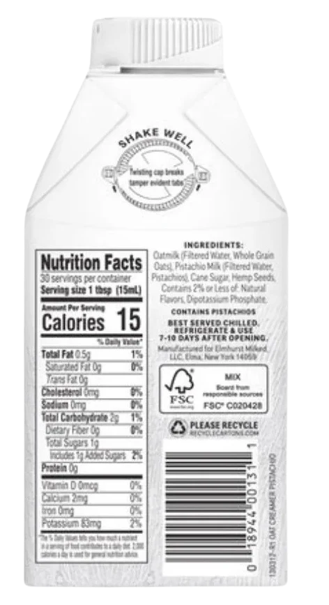 Pistachio Creme Oat Creamer - Image 4