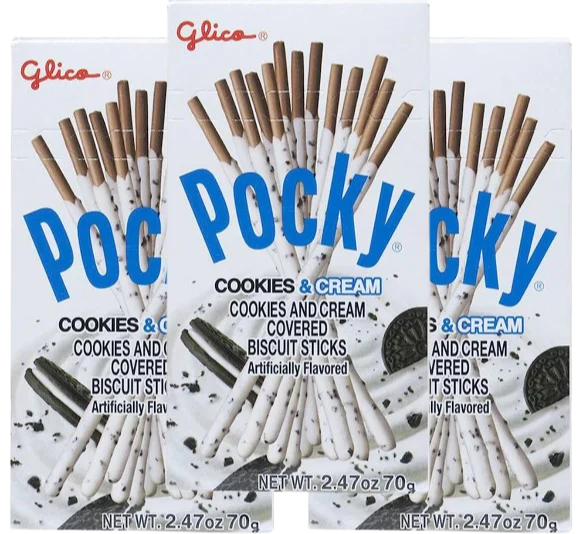 Pocky - Cookies and Cream (3 Pack)