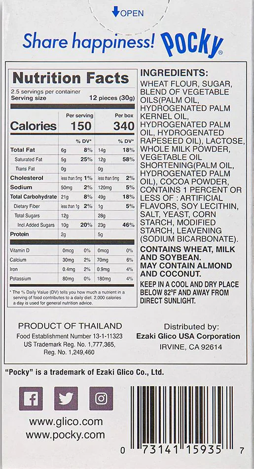 Pocky - Cookies and Cream (3 Pack) - Image 3