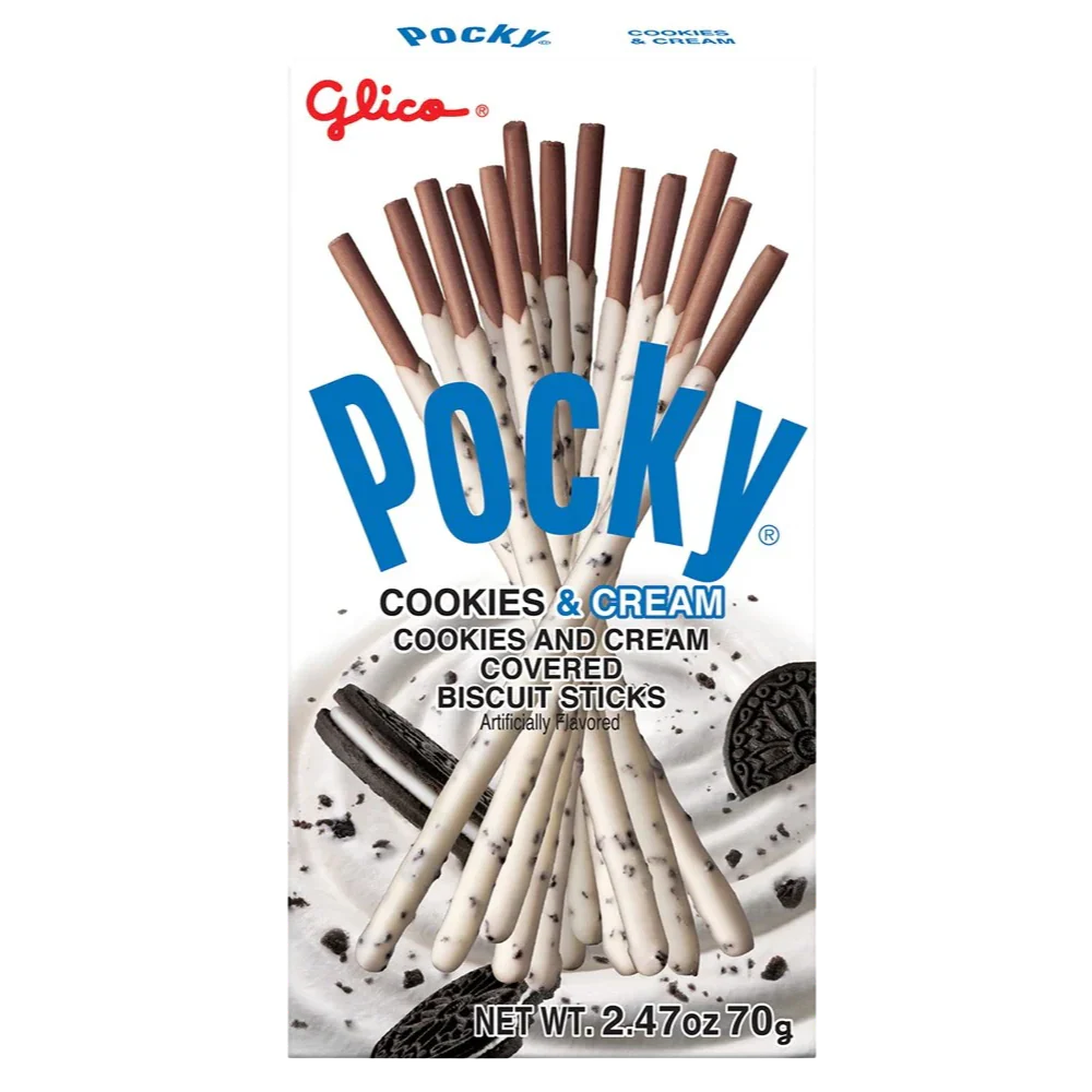 Pocky Cookies & Cream Biscuit Sticks (10 Pack) - Image 2