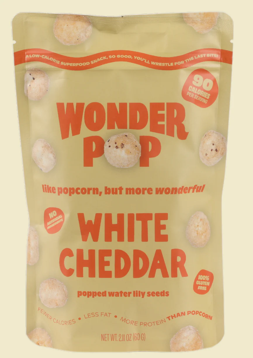 Popped Water Lily Seeds - White Cheddar (6 Pack) - Image 3