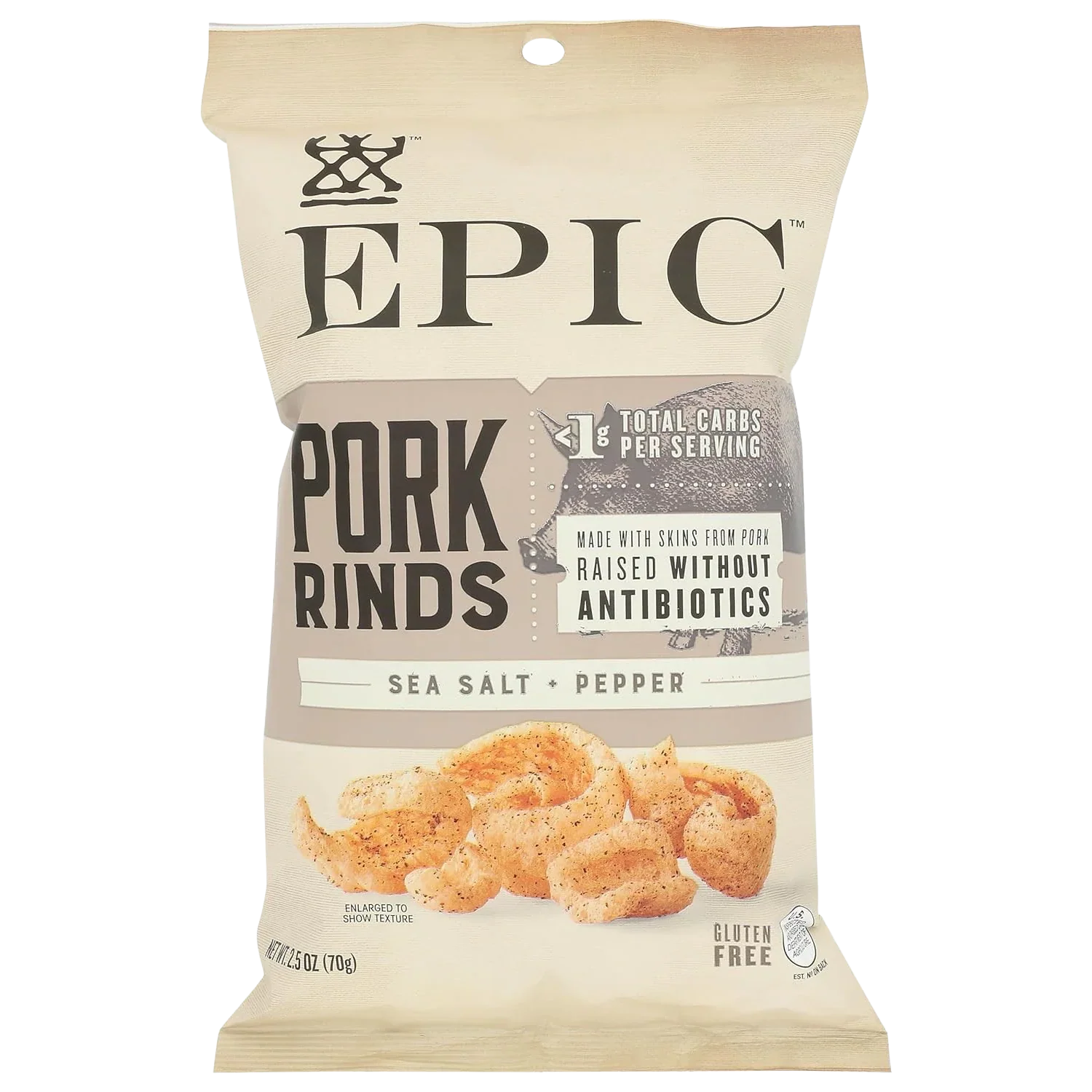 Sea Salt & Pepper Pork Rinds