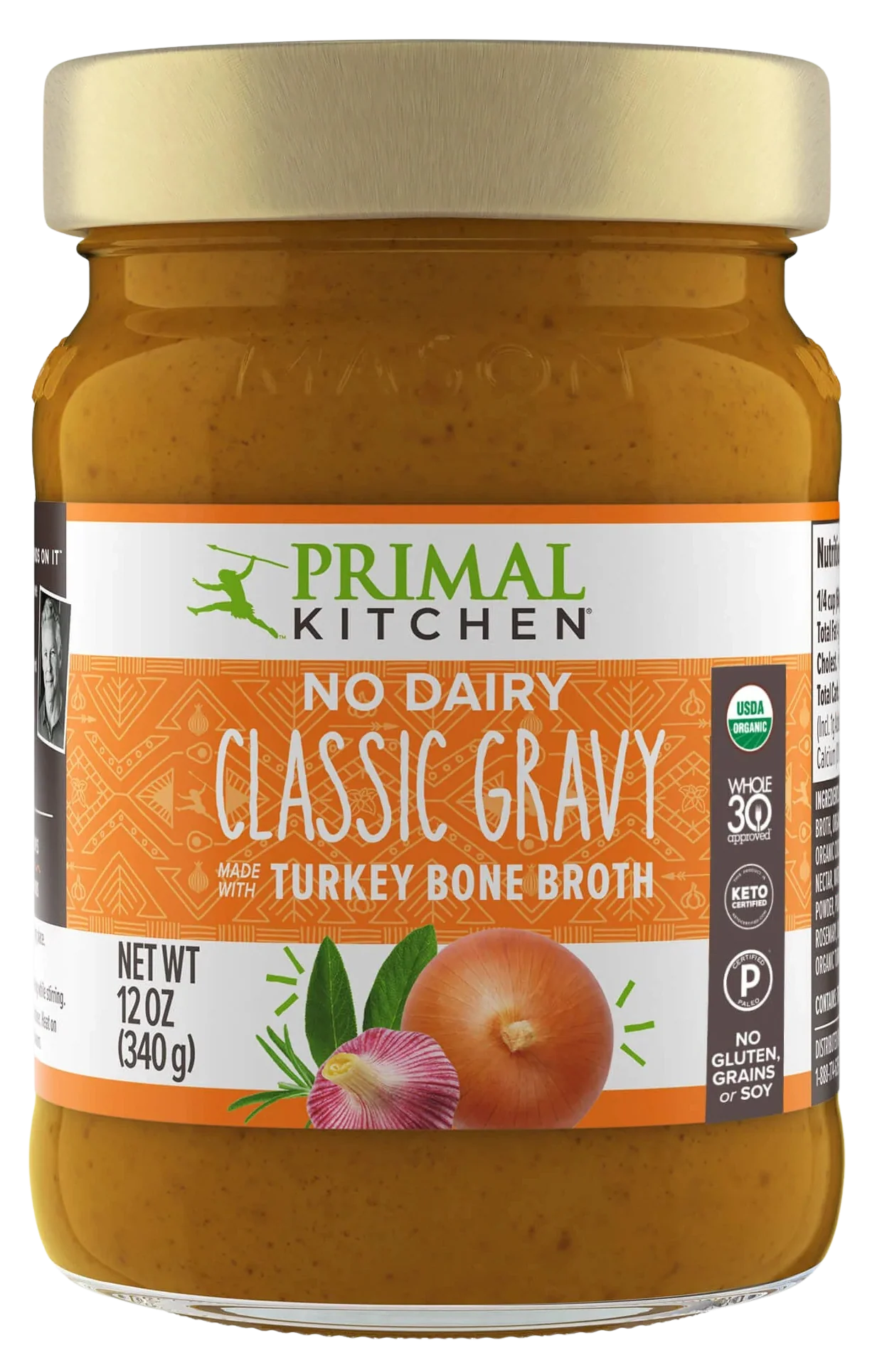 Organic Classic Gravy Made With Turkey Bone Broth