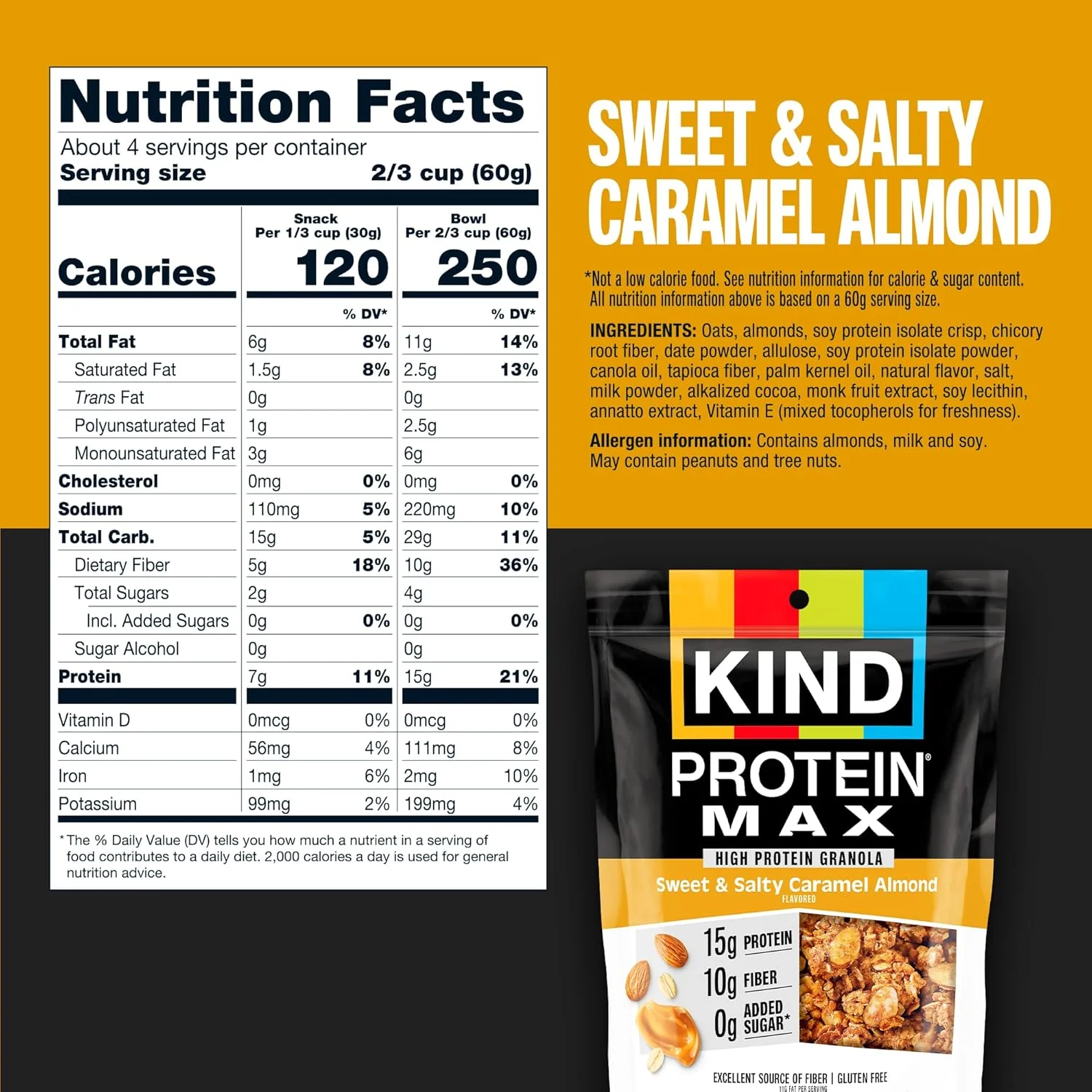Protein Max Granola - Caramel Almond - Image 3