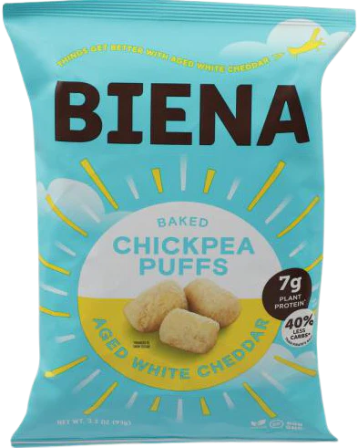 Baked Chickpea Puffs Aged White Cheddar