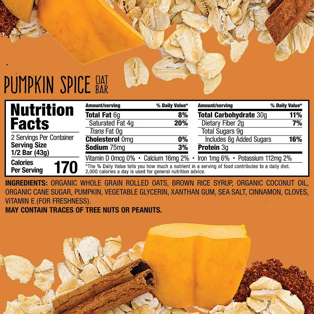 Pumpkin Spice Oats Bar (12 Pack) - Image 4
