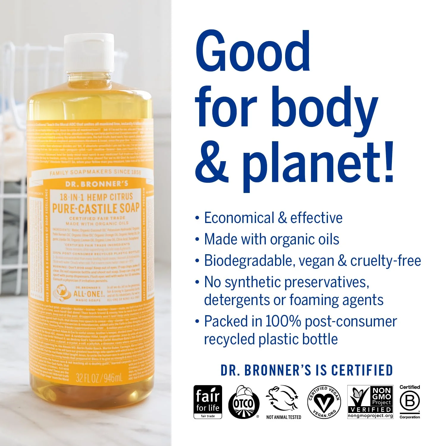 Pure-Castile Magic Soap - Citrus - Image 2