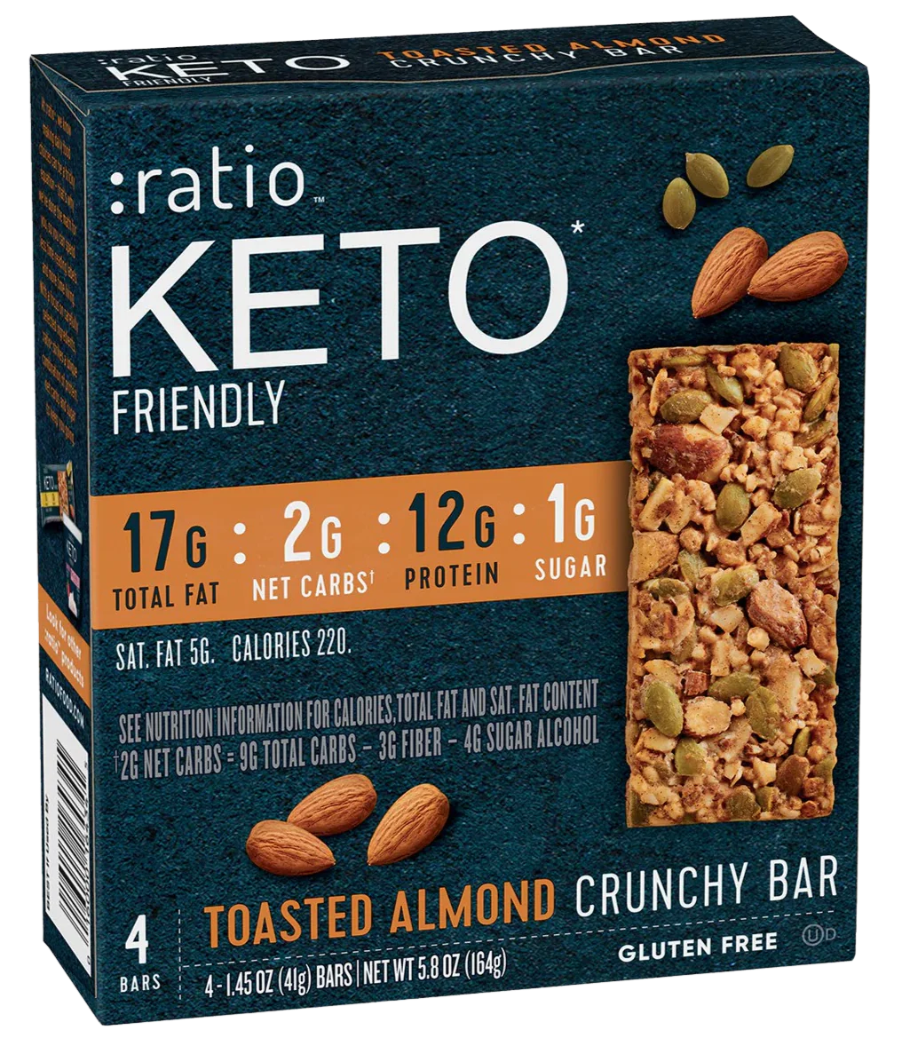Keto Toasted Almond Bar 4Ct