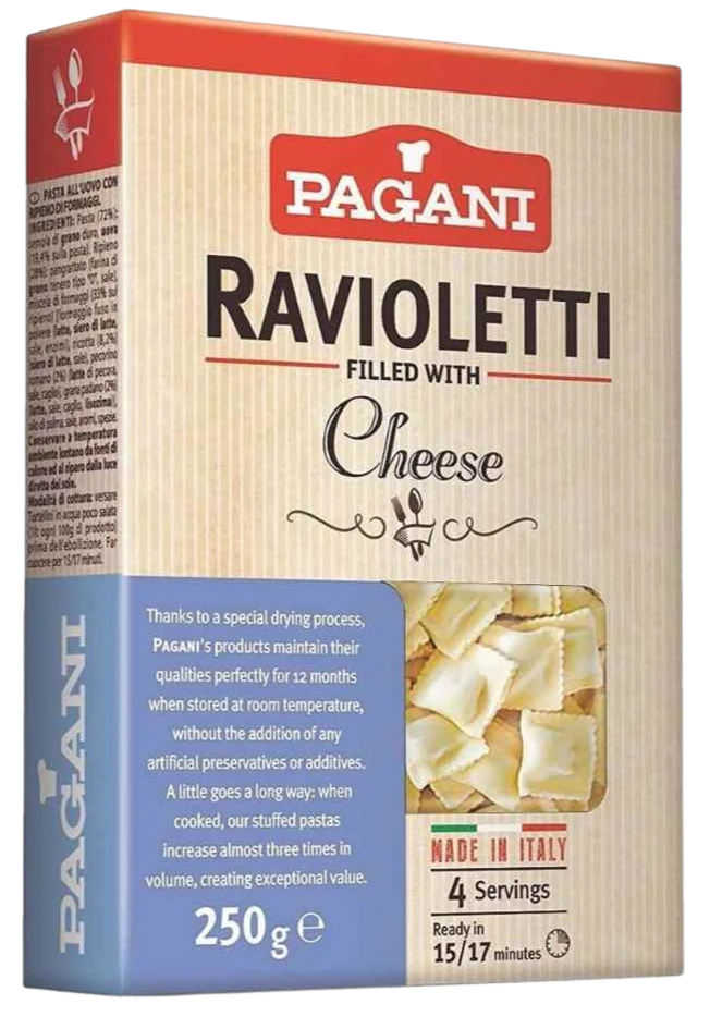 Ravioletti Cheese