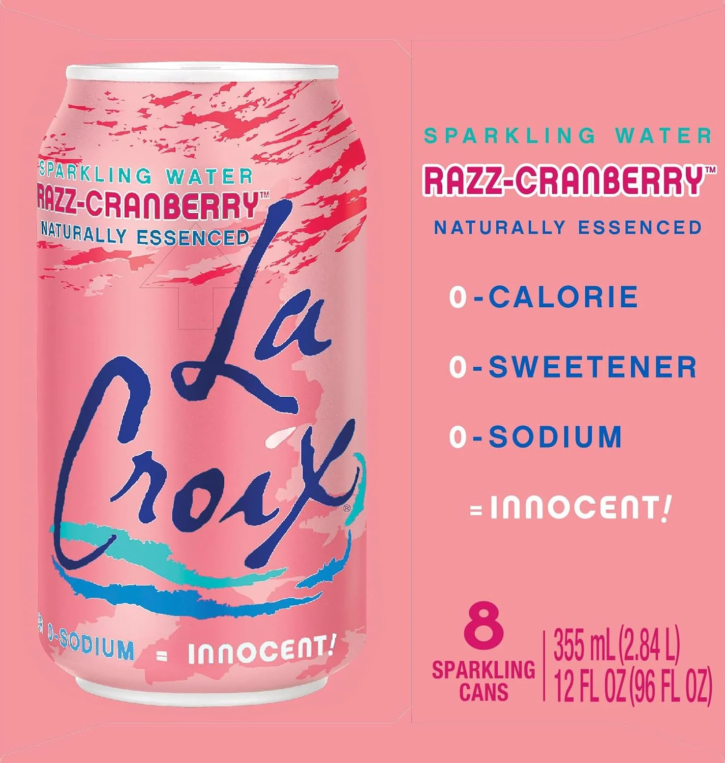 Sparkling Water - Razz-Cranberry (8 CT) - Image 2