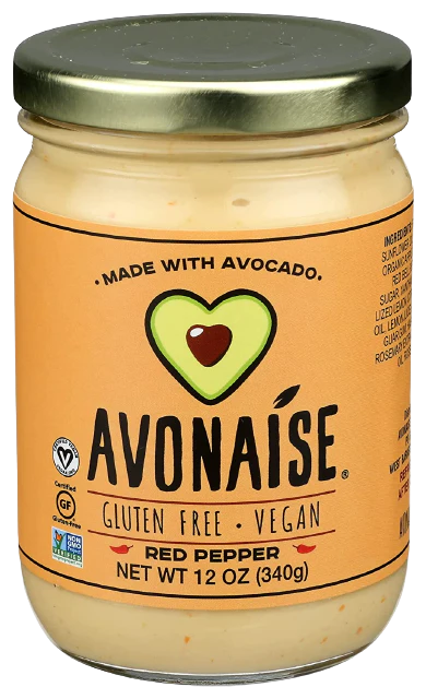 Red Pepper Vegan Avocado Mayonnaise