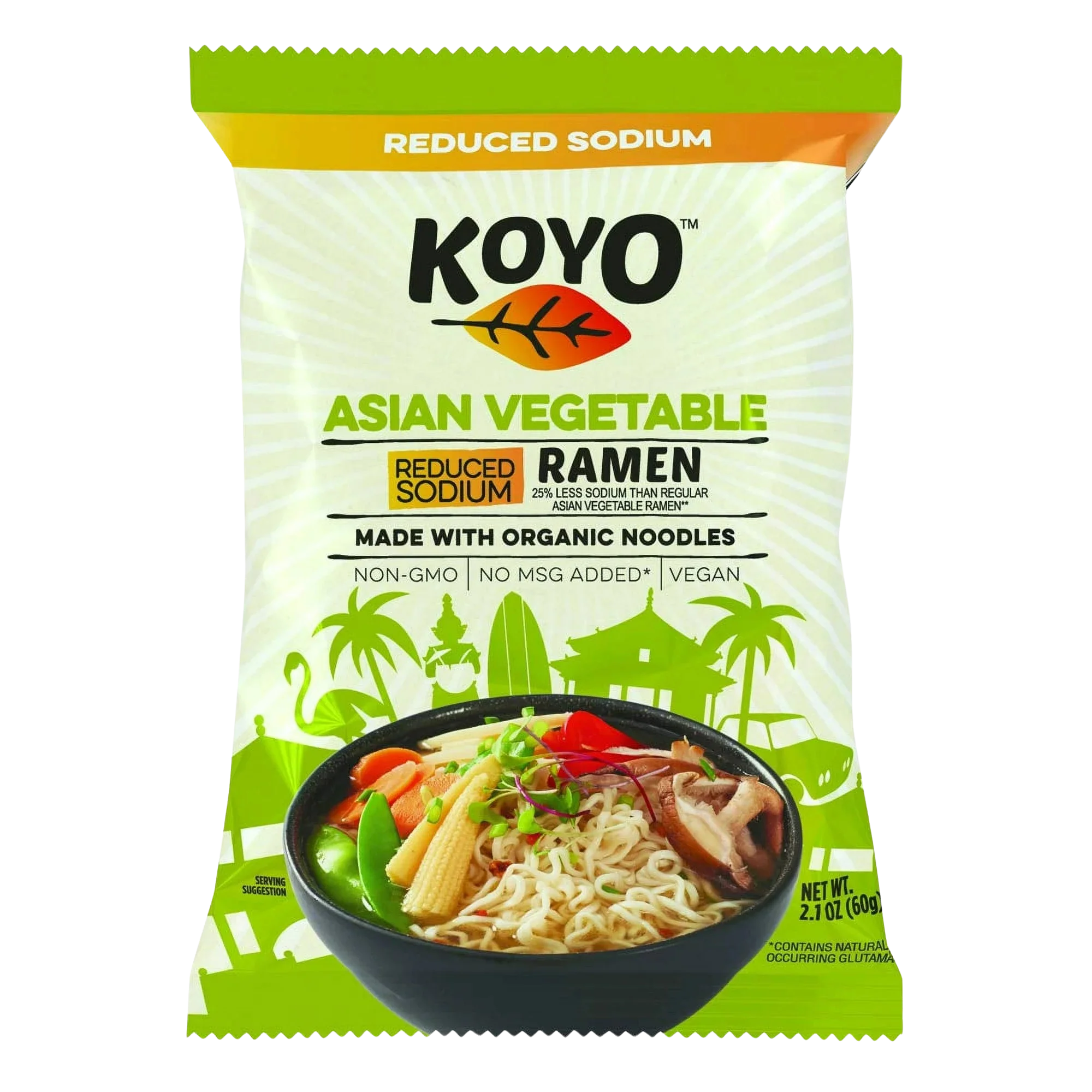 Reduced Sodium Asian Vegetable Ramen (12 Pack) - Image 2
