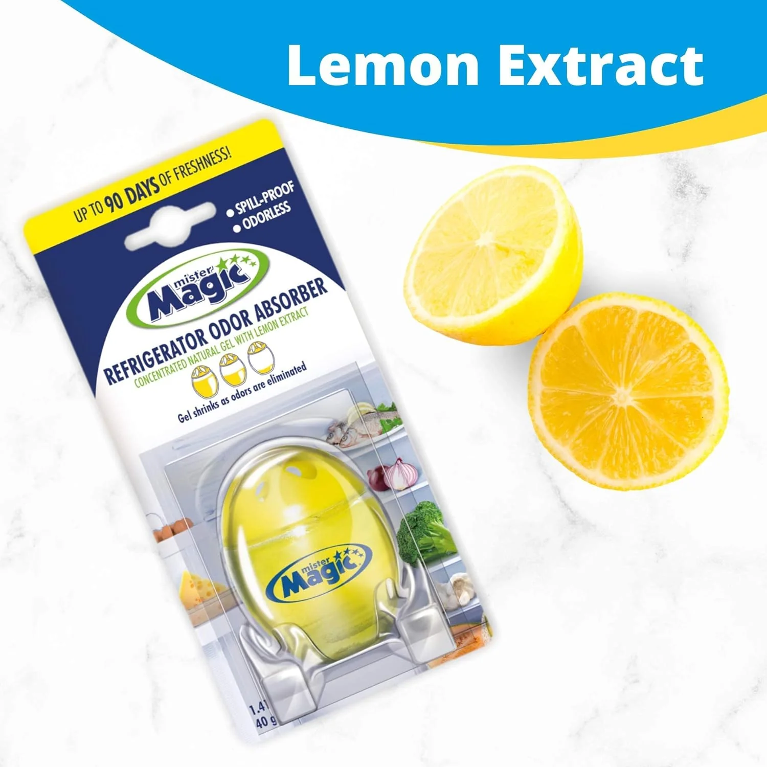 Refrigerator Odor Absorber - Lemon (2CT) - Image 3