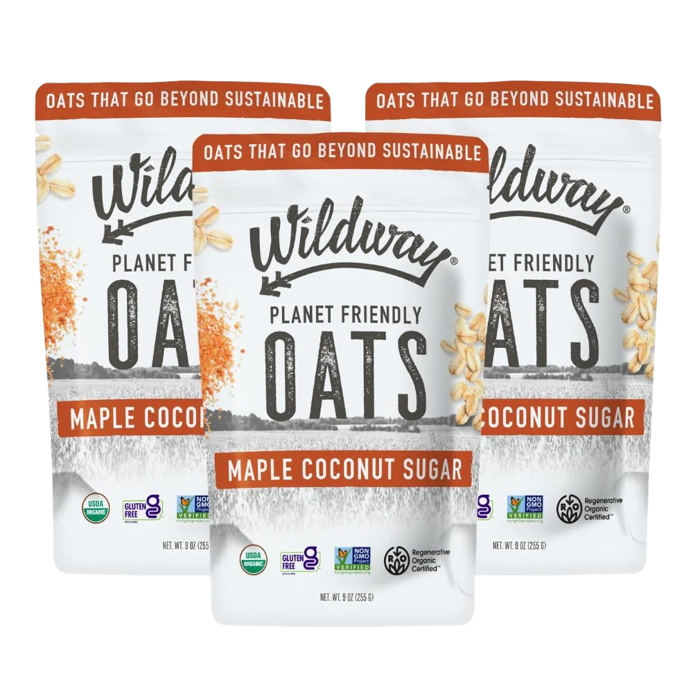 Regenerative Organic Oats Maple Coconut Sugar (3 Pack)