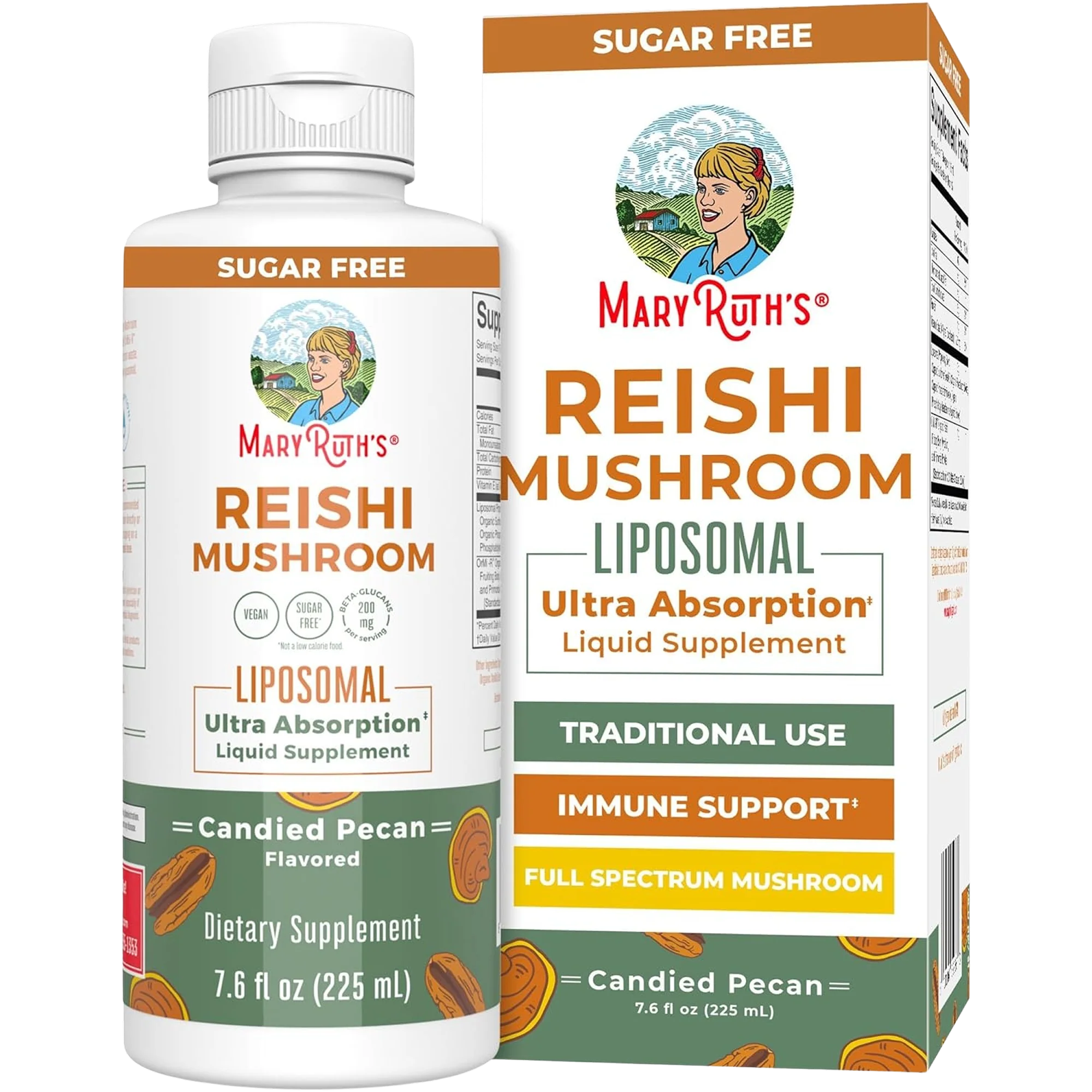 Reishi Mushroom Liposomal - Candied Pecan