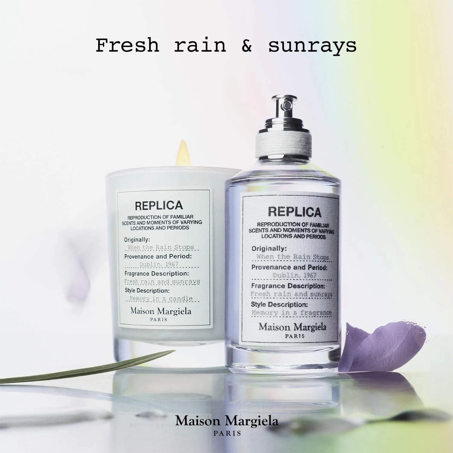 Replica When The Rain Stops Scented Candle - Image 2