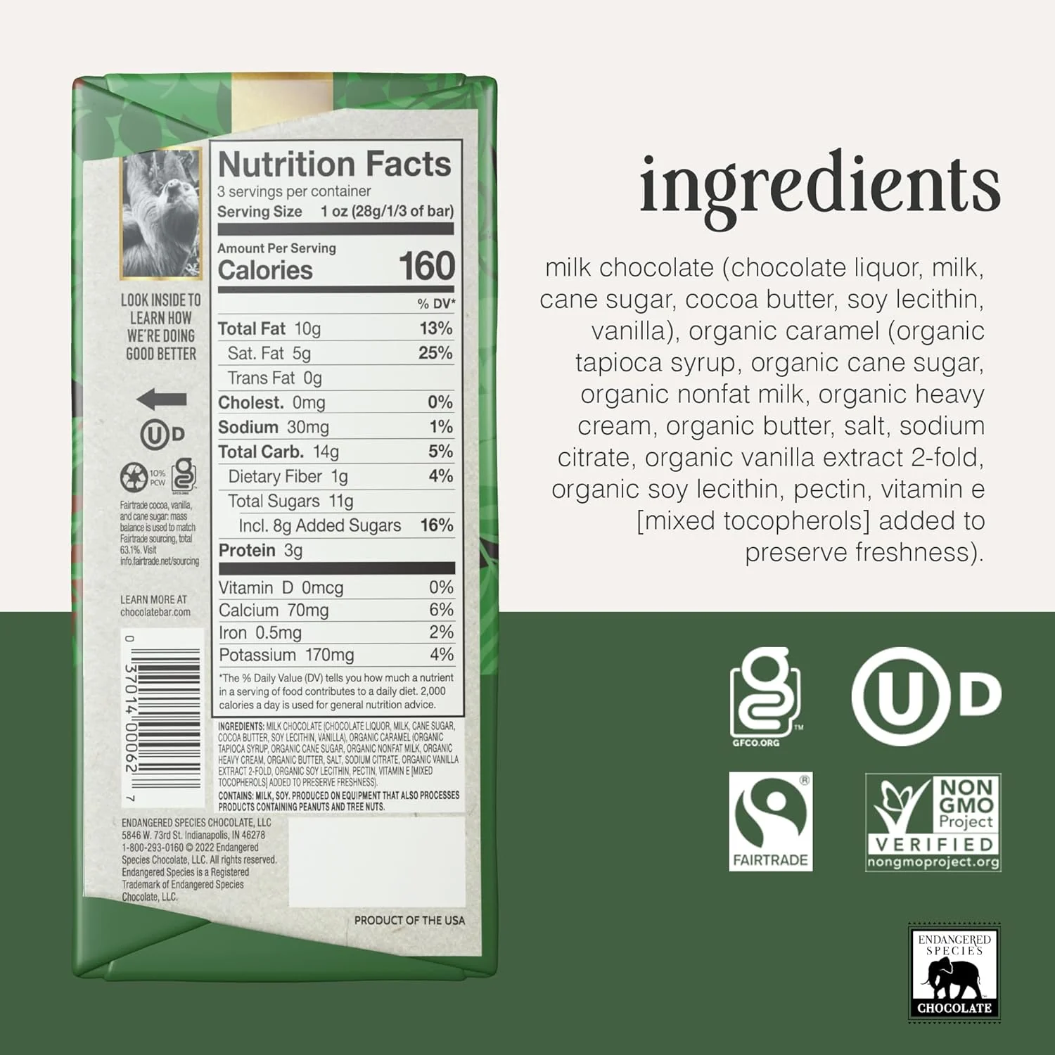 Rich Caramel & 48% Milk Chocolate Bar - Image 5
