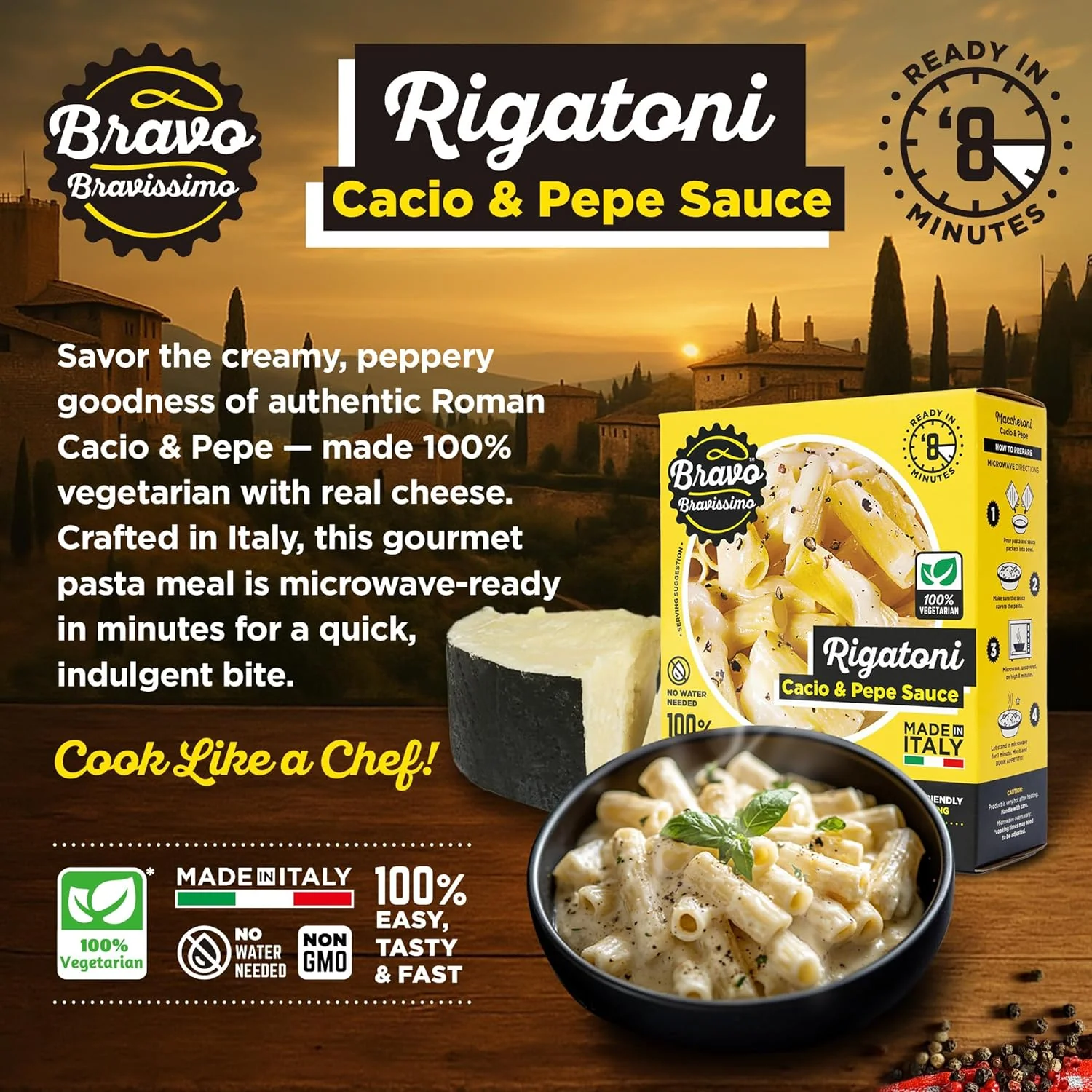 Rigatoni Cacio E Pepe - Image 4