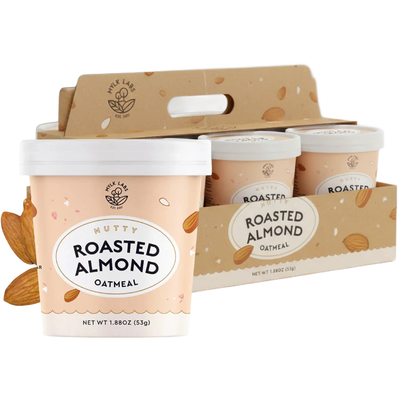 Roasted Almond Oatmeal Cups (6 Pack)