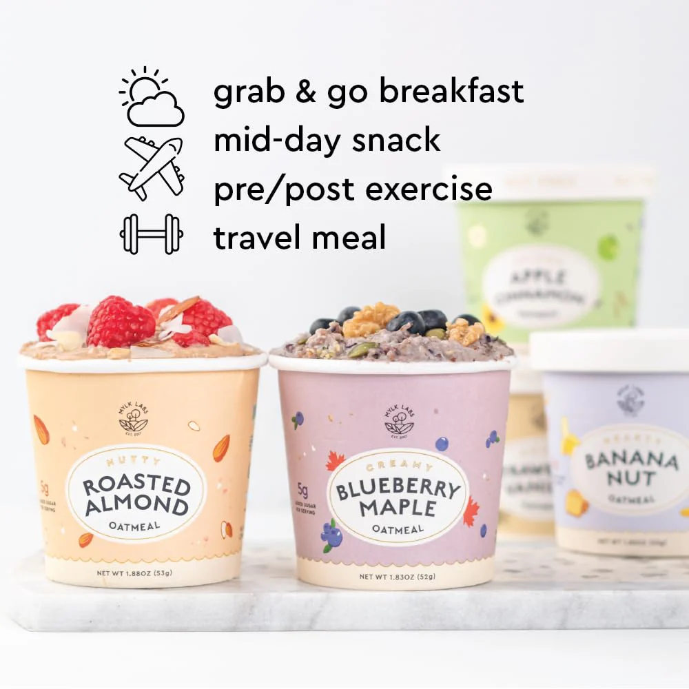 Roasted Almond Oatmeal Cups (6 Pack) - Image 4