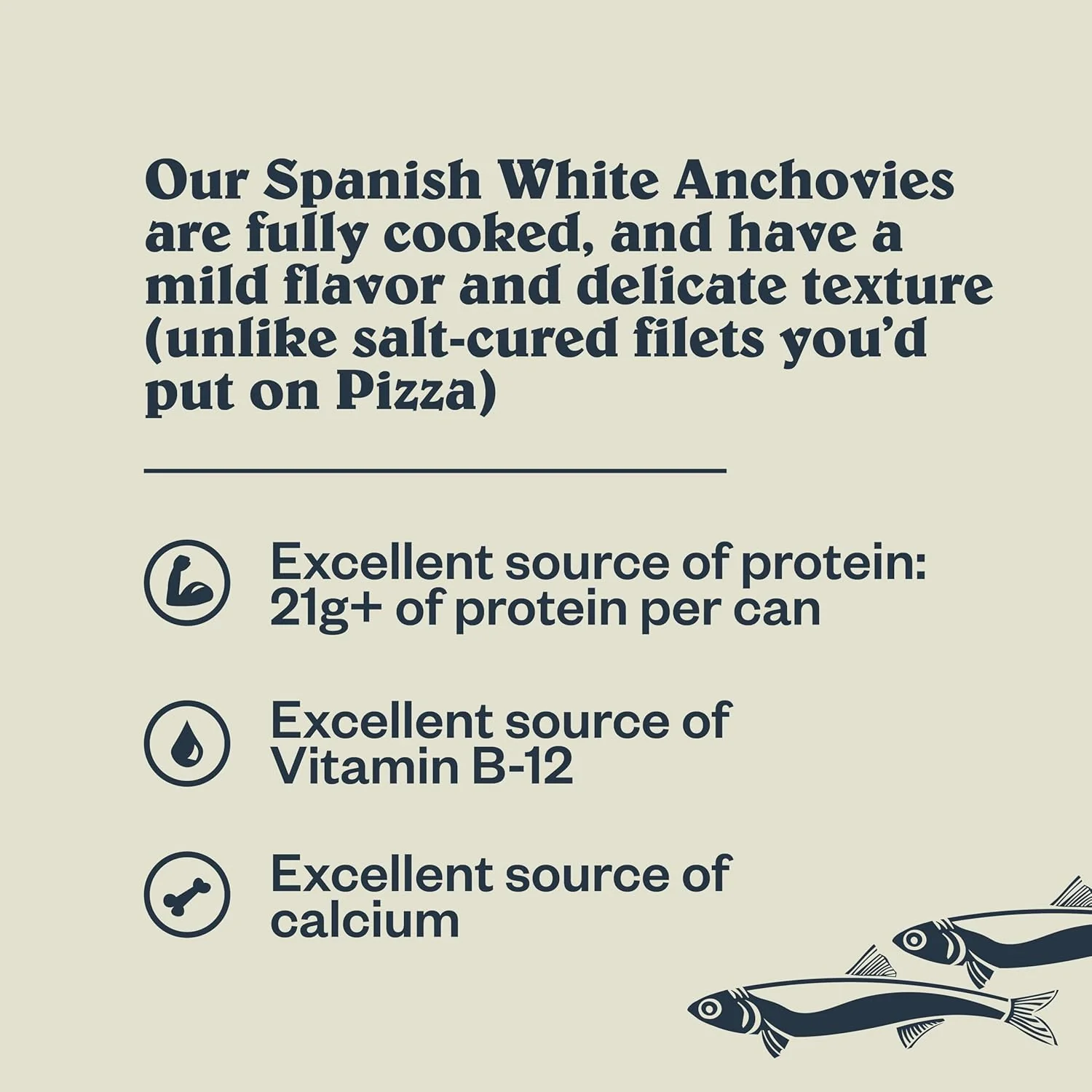 Roasted Garlic Spanish White Anchovies with Organic Olive Oil - Image 3