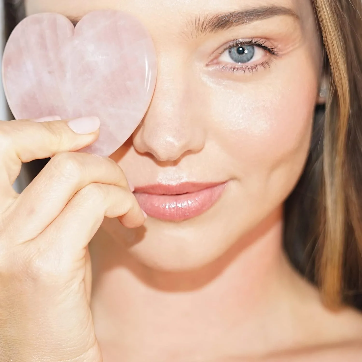 Rose Quartz Heart Facial Sculptor - Image 2