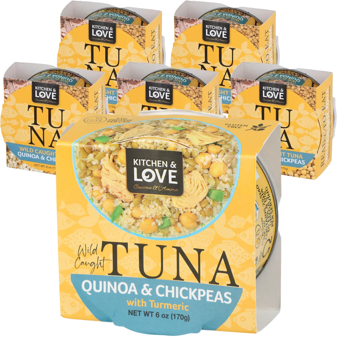 Quinoa & Chickpea Ready-To-Eat Tuna Meal (8 Pack)
