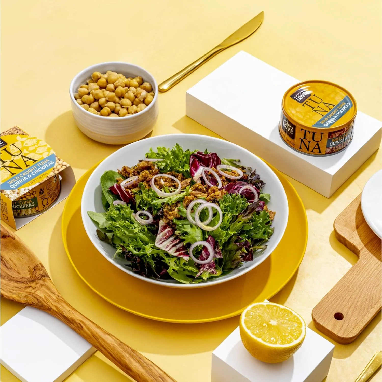 Quinoa & Chickpea Ready-To-Eat Tuna Meal (8 Pack) - Image 3