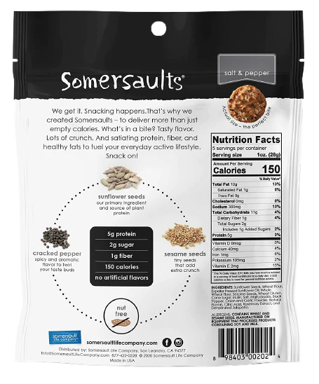 Salt & Pepper Sunflower Seed Crunchy Bites - Image 2